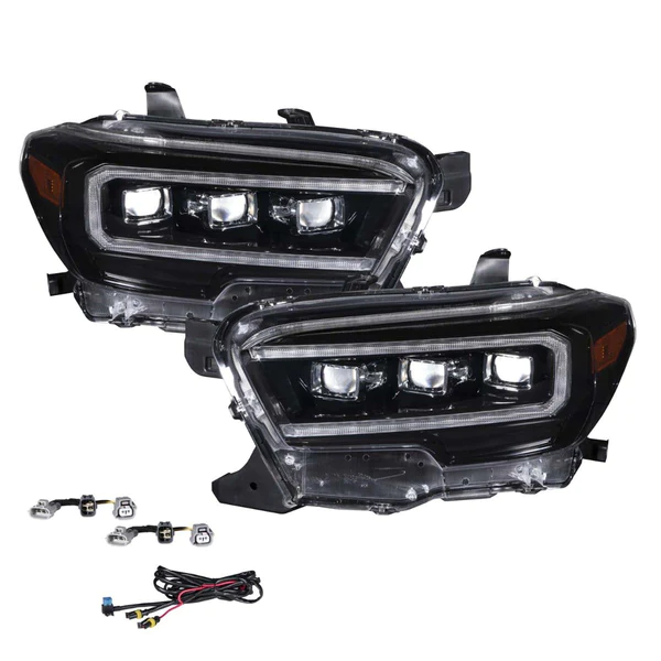 2016-2022 TOYOTA TACOMA SEQUENTIAL LED PROJECTOR HEADLIGHTS [PAIR]